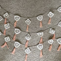 Free people crochet Bohemian Garland