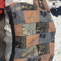 Vintage Notaries Big E Guine Leather Jacket