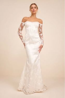lulus wedding dress size M-L-xl