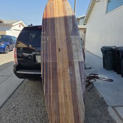 Huge 10 Ft Stand Up Wood Paddle Board