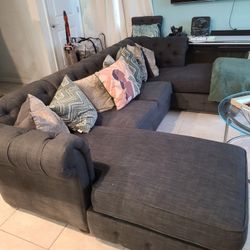 UShape Sectional Grey