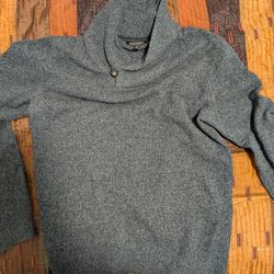 Banana Republic 100% Italian Extra Fine Merino Sweater With Cowl, Tall Medium