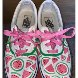 Painted watermelon vans