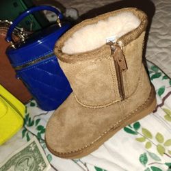 Toddler/Child  Faux Seude Boots Size7 Todde