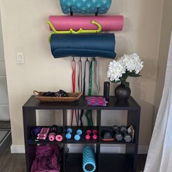 Home Gym Shelf And Wall hanger 