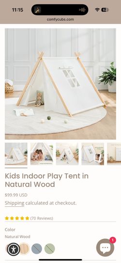 Kids Indoor Play Tent (Brand new - Open Box)