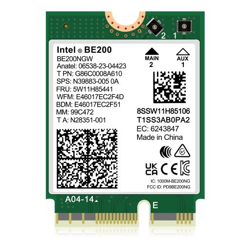 INTEL BE200 WIFI 7 CARD+BLUETOOTH 5.4