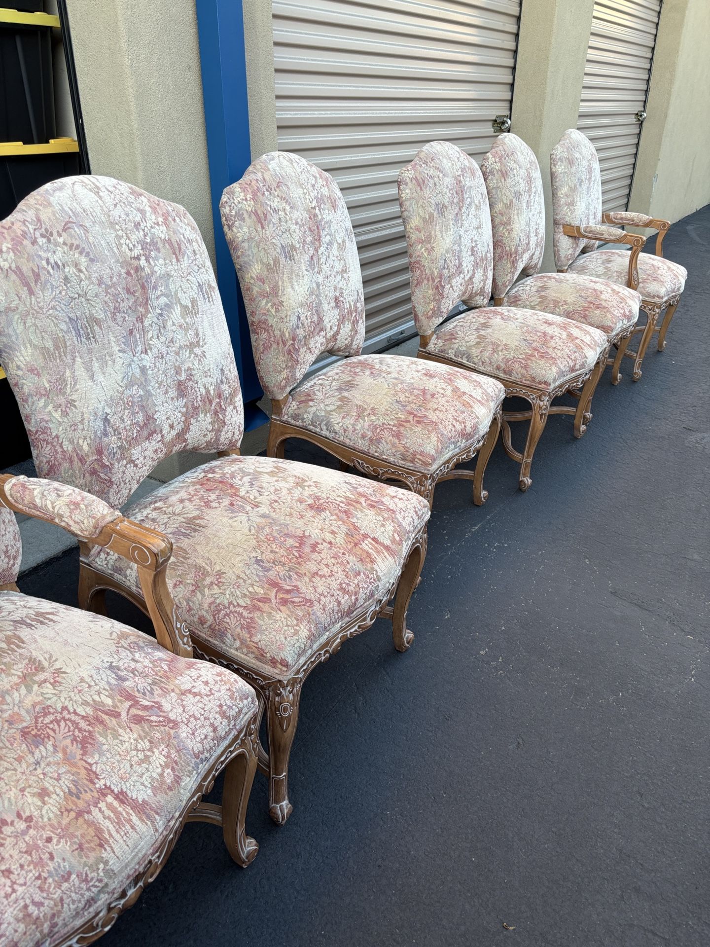 6 Vintage Kreiss Dining Chairs In Perfect Condition
