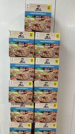 Quaker Instant Oatmeal Lower Sugar Variety 52-Pack