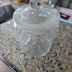 Lg Glass CANISTER JAR