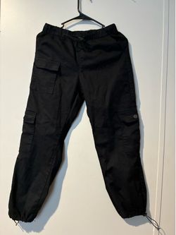 Black cargo pants