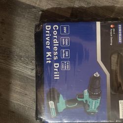 Comoware Cordless Drill Driver Kit 