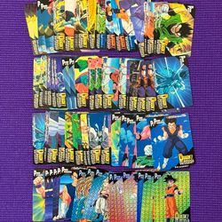 Dragon Ball Z Super Saiyan Battle PP Series Part 28 Lot Of 77 Cards 1995 Prism