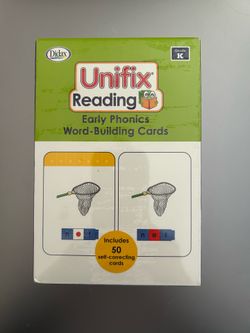 New in package. Early phonics word building cards $5