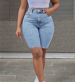 Summer denim shorts