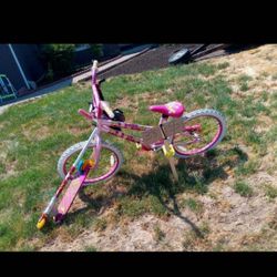 Girl Bike And Scooter