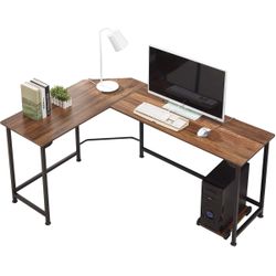 L-Shaped Computer/Study/Writing Corner Desk