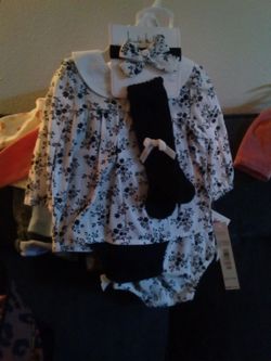 4pc set baby girl 0-3 months