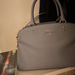 Baby Blue Coach Lillie Carryall 