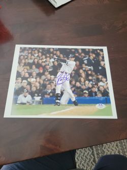 David Justice Autographed Photo