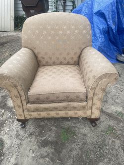 Antique Golden Loveseat