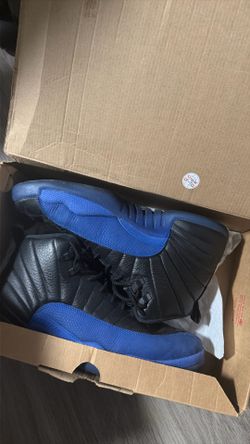 Jordan’s 12 Black And Blue Size 11 Man No Box Used
