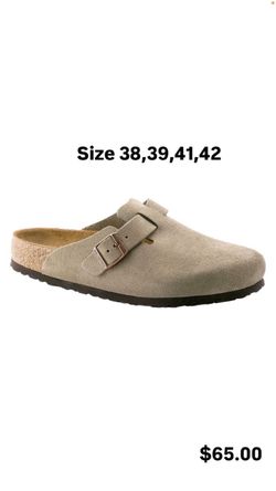Birkenstock Boston Suede Clogs