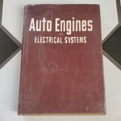 Vintage 1970 5th Edition Auto Engines & Electrical Systems Automotive Book