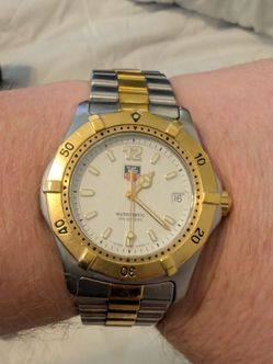 Tag Heuer Two Tone Automatic 2000 Professional Series Watch