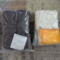 ALVA BABY CLOTH DIAPERS AND CHARCOAL INSERTS