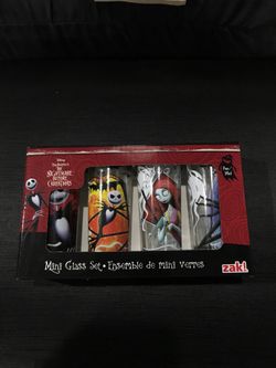Nightmare before Christmas shot glasses