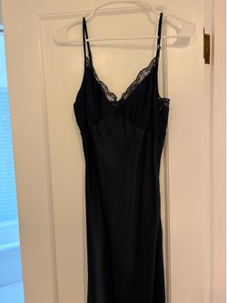 Abercrombie and Fitch silk navy blue dress