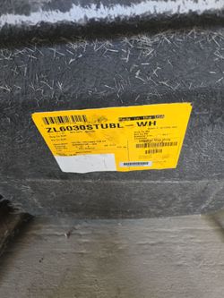 Left drain 30x60 bathtub