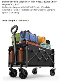 NEW COLLAPSIBLE WAGON 220LBS CAPACITY