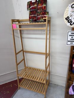 Bamboo Clothing Rack