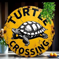 Turtle Crossing Sign