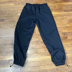 Black Joggers Sweat Pants Men XL