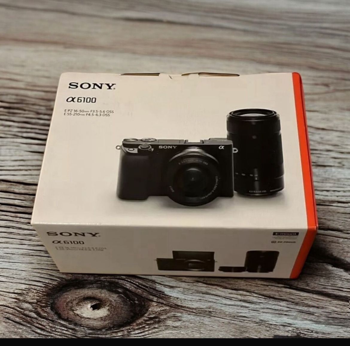 6375665 Sony Alpha 6100 Mirrorless 4k video camera with E PZ 16