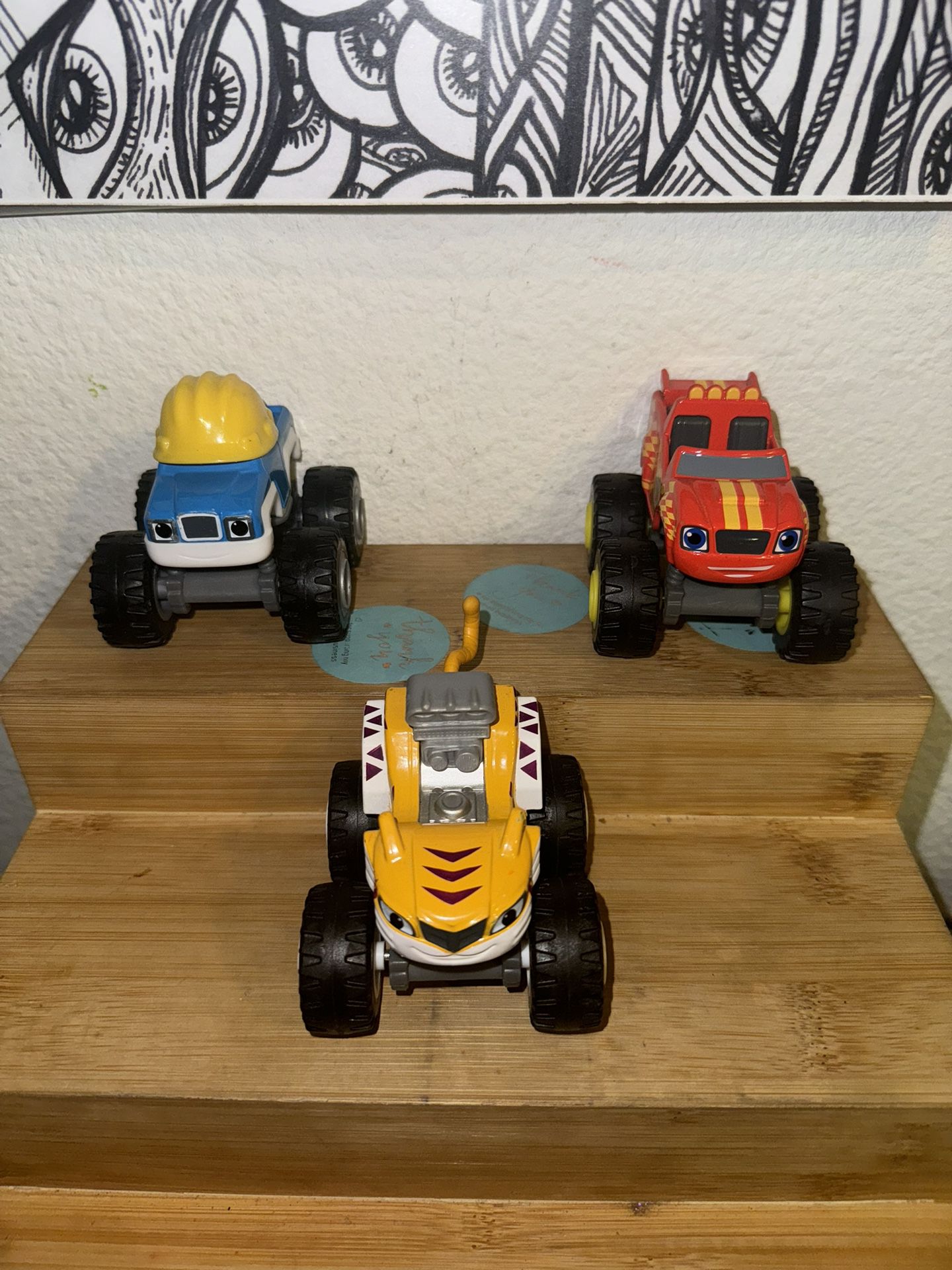 Blaze and the Monster Machines cars bundle Trucks