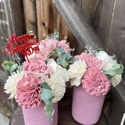 Wooden Eternal Flowers Valentines Day