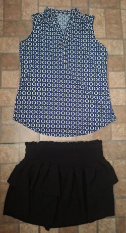 LADIE'S BLACK SHEIN SKIRT/SIZE 2XL