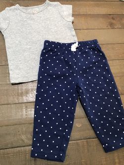 6m Carter’s polka dot set - $5!!