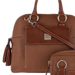 Dooney & Bourke Pebble Leather Aubrey satchel NWT 