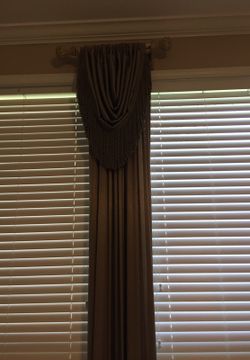 Jcpenny drapes with valances-6 sets mint condition