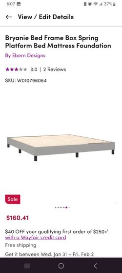 Brand New Full Size Platform Bed