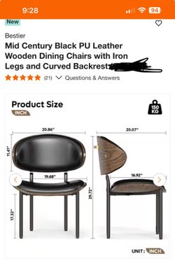4 Brand New Dining Chairs