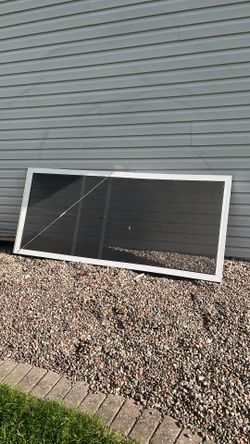 36” vinyl screen door