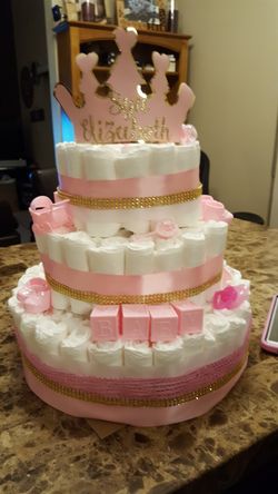 Diaper Cakes!! Made to order.