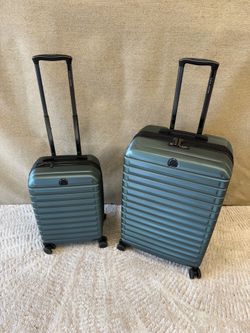 Delsey Paris Helium Edge 2.0 Luggage Set – Blue Green – Great Condition