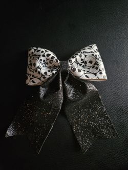 Nightmare Before Christmas Hair Bow Hair Clip